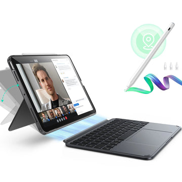 iPad Air 13” (M4) 2026 Shift Keyboard Case (Detachable) with Geo Digital Pencil Bundle -UK Layout-Dark Gray ESR ESR