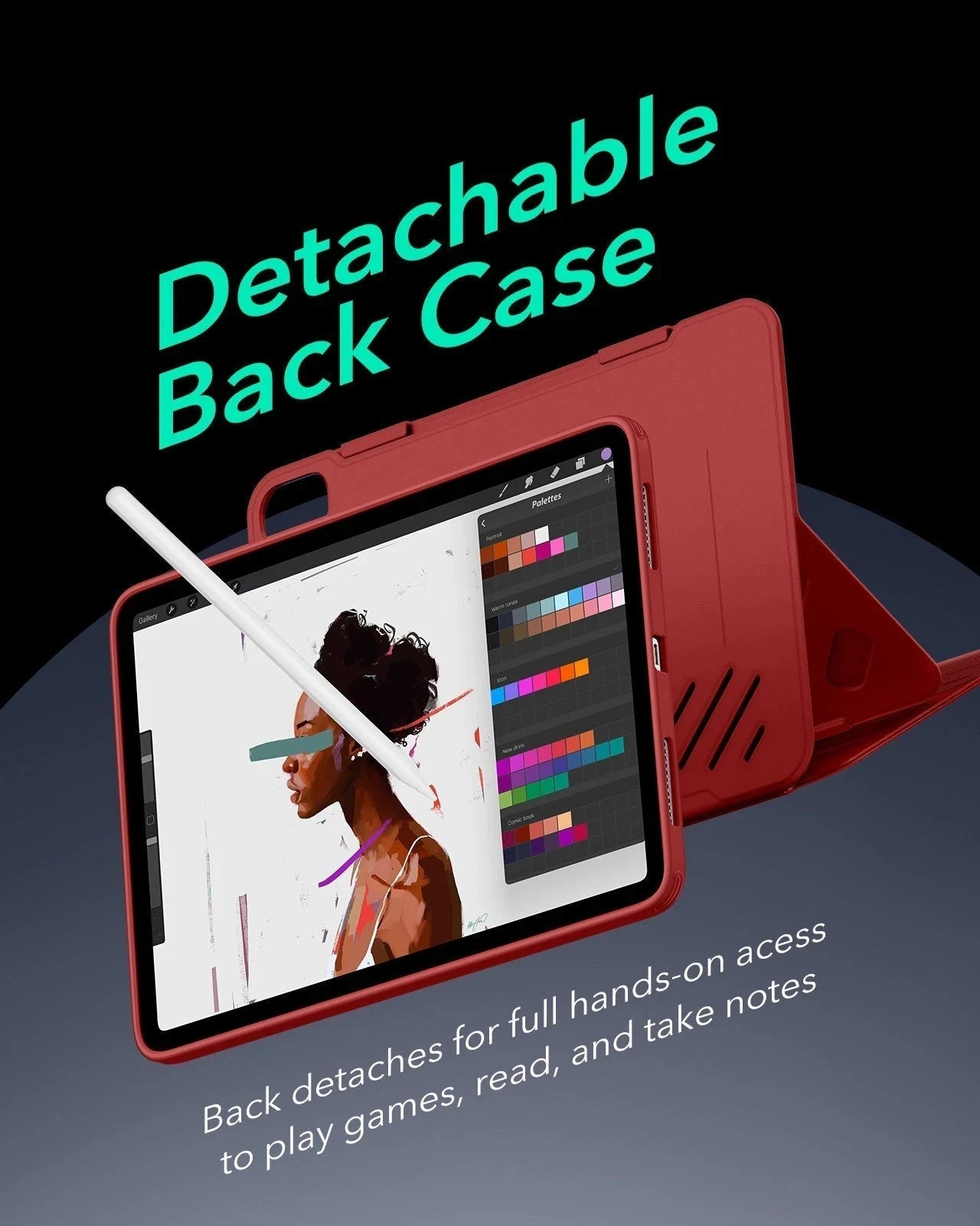iPad Air 13" (M4) 2026 Shift Magnetic Case - Red ESR ESR