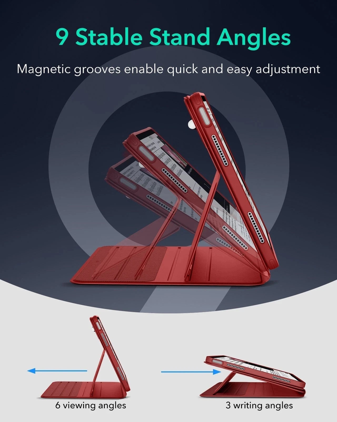 iPad Air 13" (M4) 2026 Shift Magnetic Case - Red ESR ESR