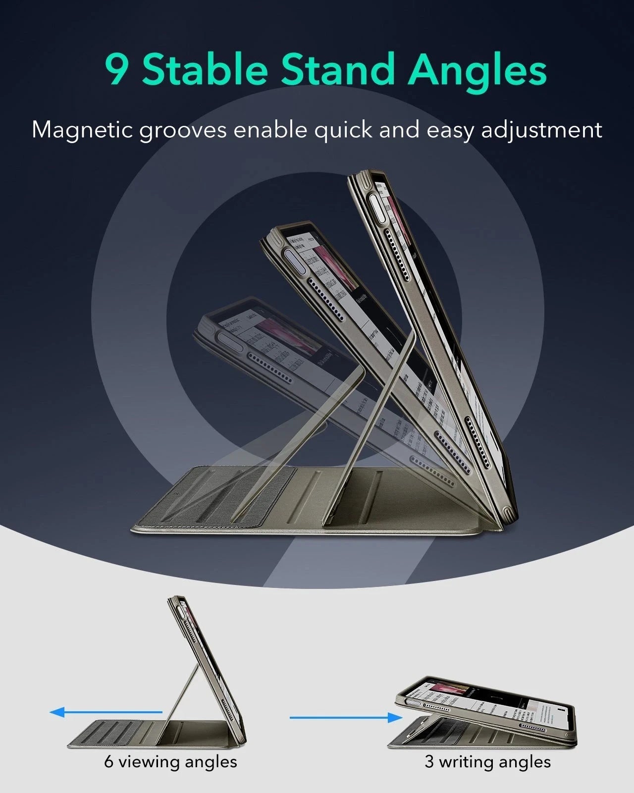 iPad Air 13" (M4) 2026 Shift Magnetic Case - Titanium ESR ESR