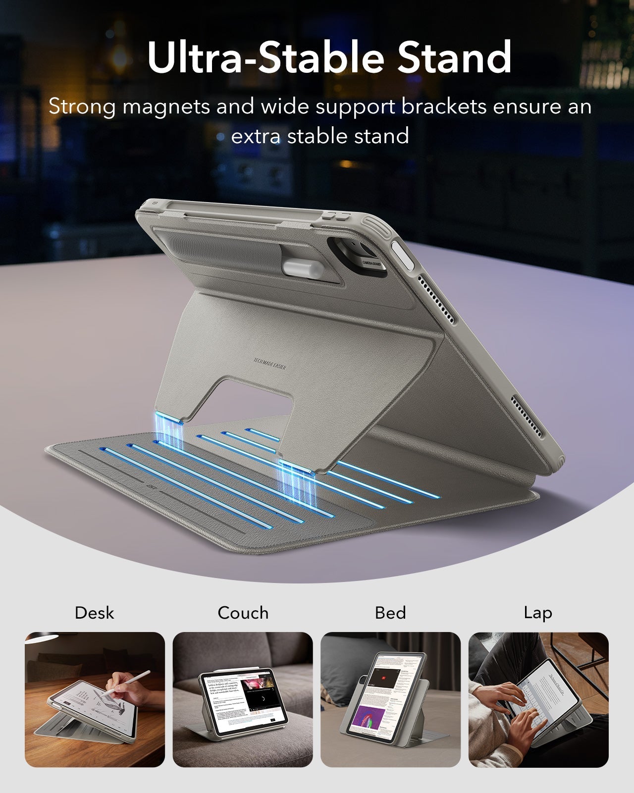 iPad Air 13" (M4) 2026 Shift Magnetic Case - Titanium ESR ESR
