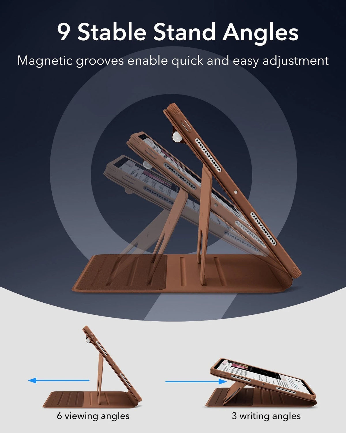 iPad Pro 11ʺ (2024) Shift Magnetic Case - Brown ESR ESR