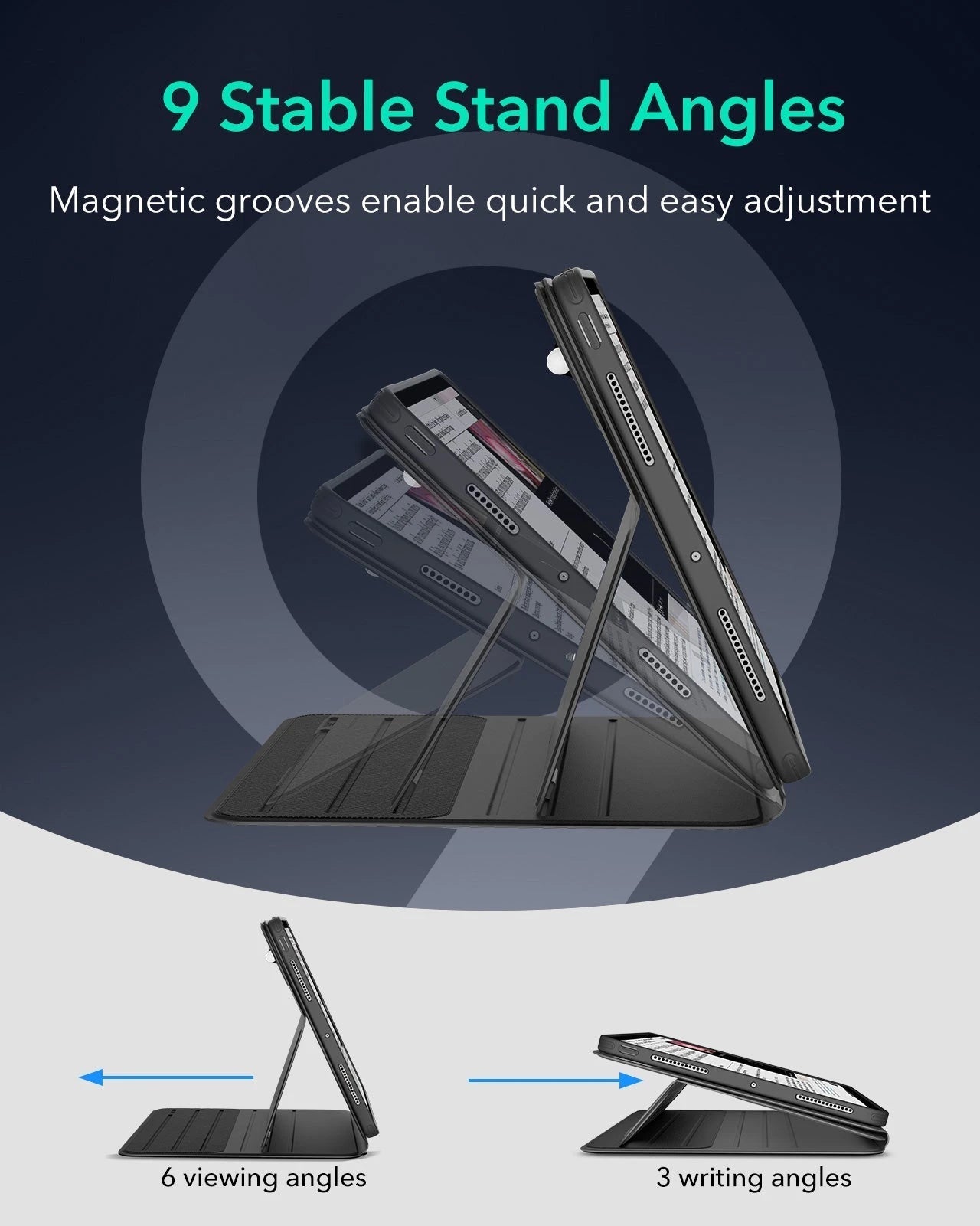 iPad Pro 11" (2025) Bundle Shift Magnetic Case & Armorite® Protection - Black ESR ESR