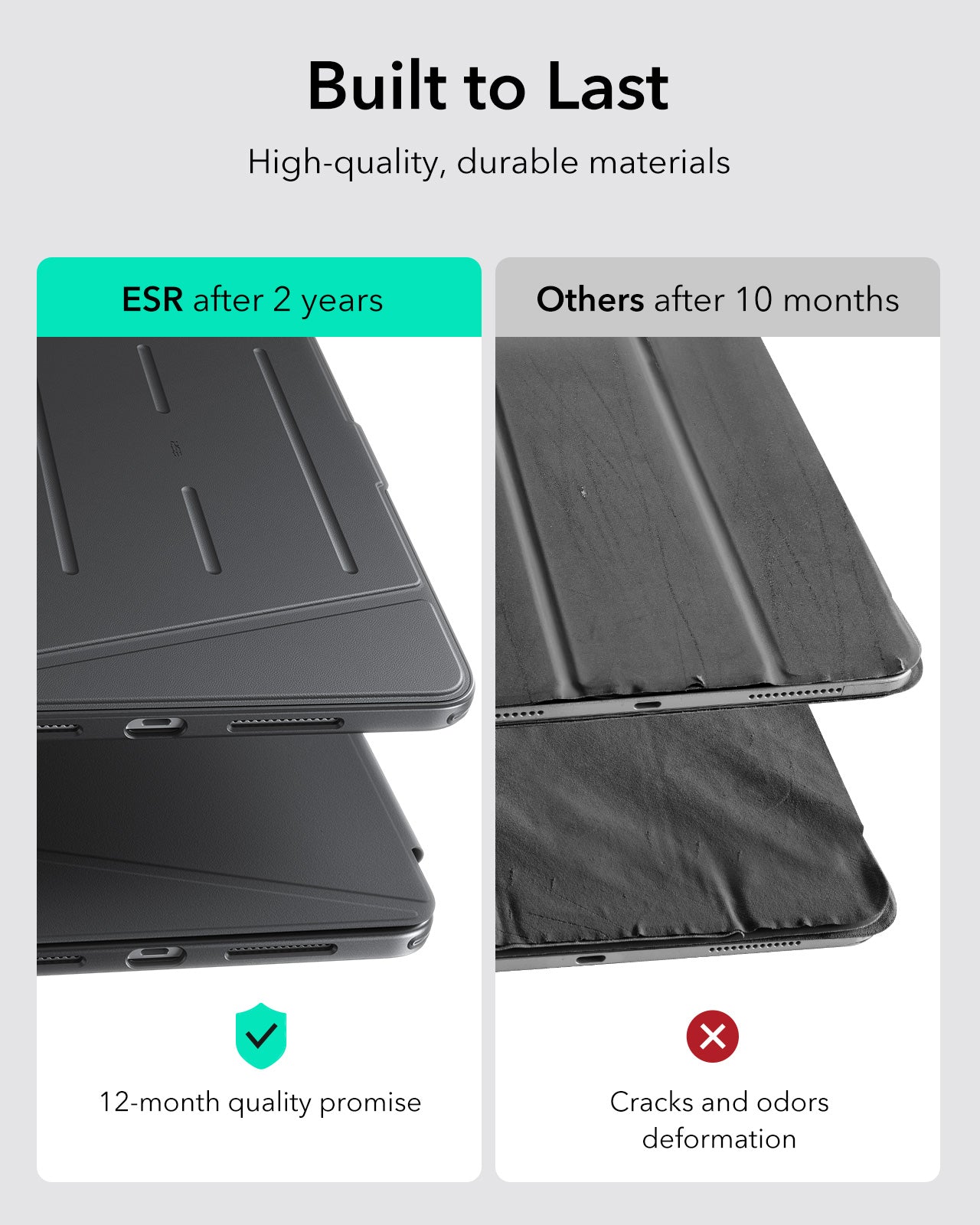 iPad Pro 13" (2024) Flip Magnetic Case with Pencil Holder - Black ESR ESR