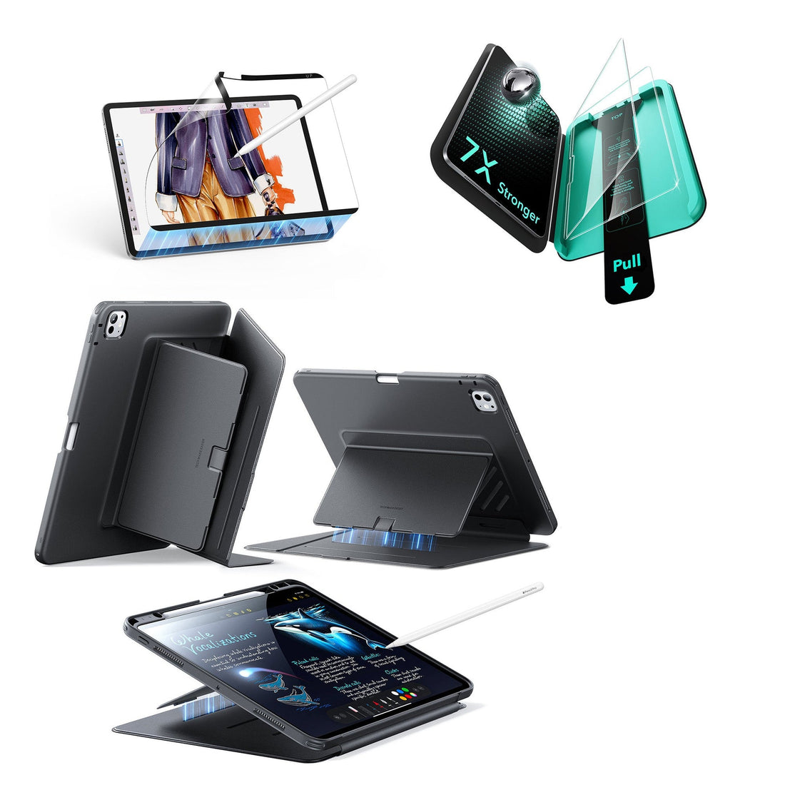 iPad Pro 11ʺ (2025) Flip Transformation Bundle - Black ESR ESR