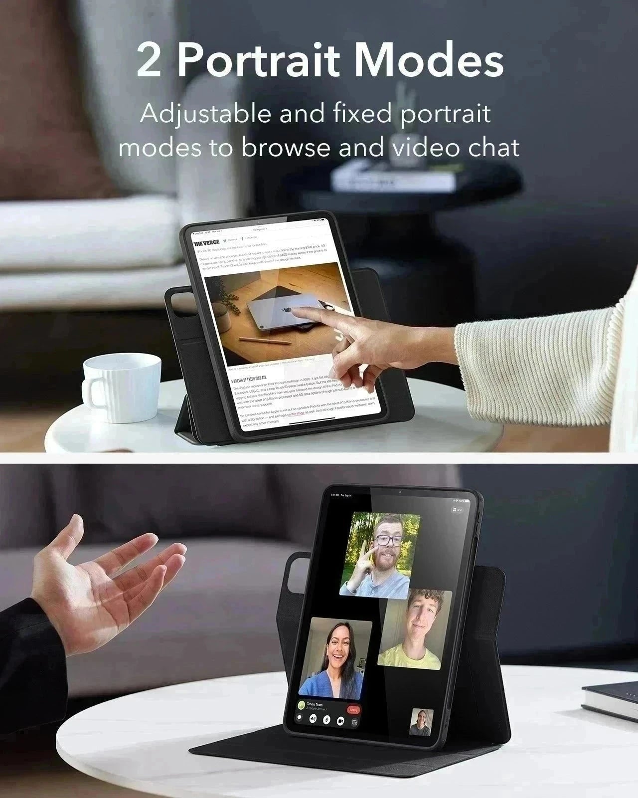 iPad Pro 11 inch case with 2 portrait mode