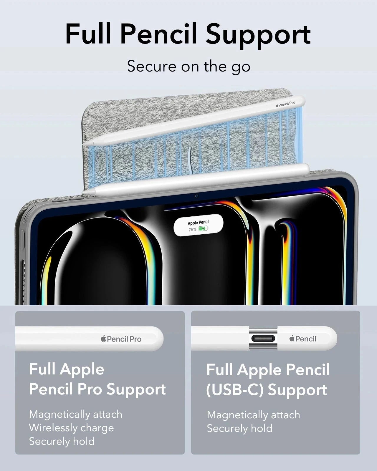 iPad Pro 11ʺ (2025) Rebound Hybrid Case 360 - Grey ESR ESR