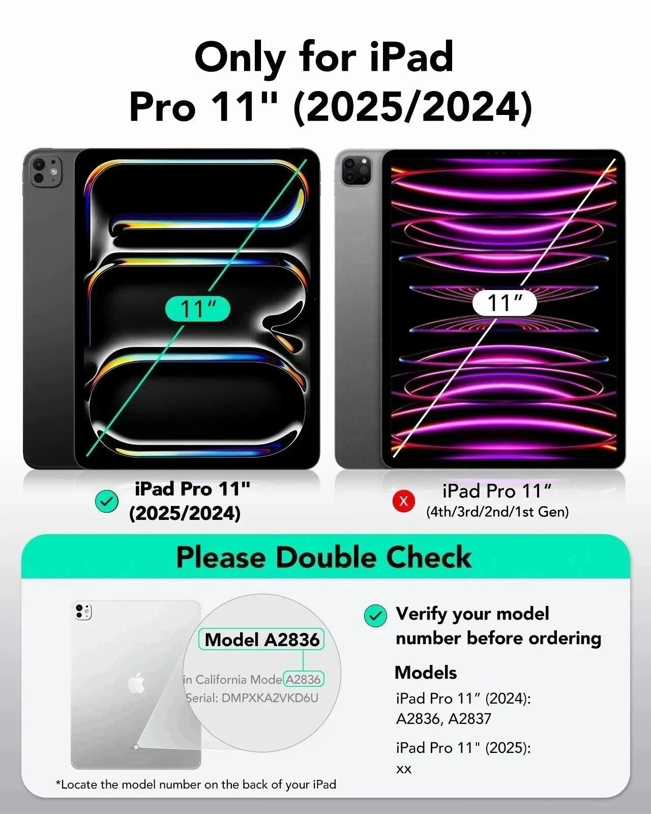 iPad Pro 11ʺ (2025) Rebound Paper-Feel Bundle - Black ESR ESR