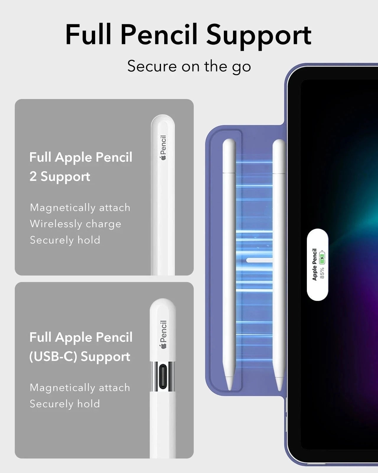 iPad Pro 11" (2025) Rebound Magnetic Case - Lavender ESR ESR