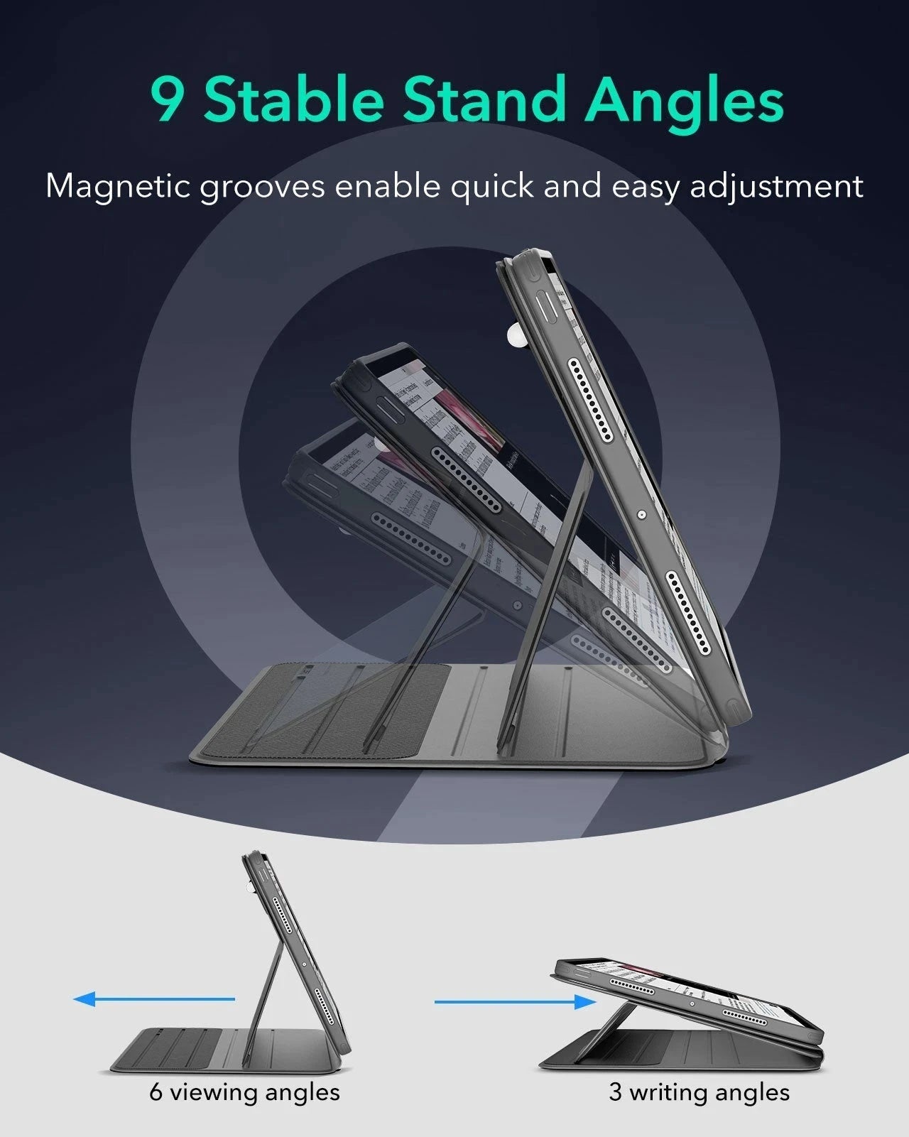 iPad Pro 11ʺ (2025) Shift Magnetic Case - Gray ESR ESR