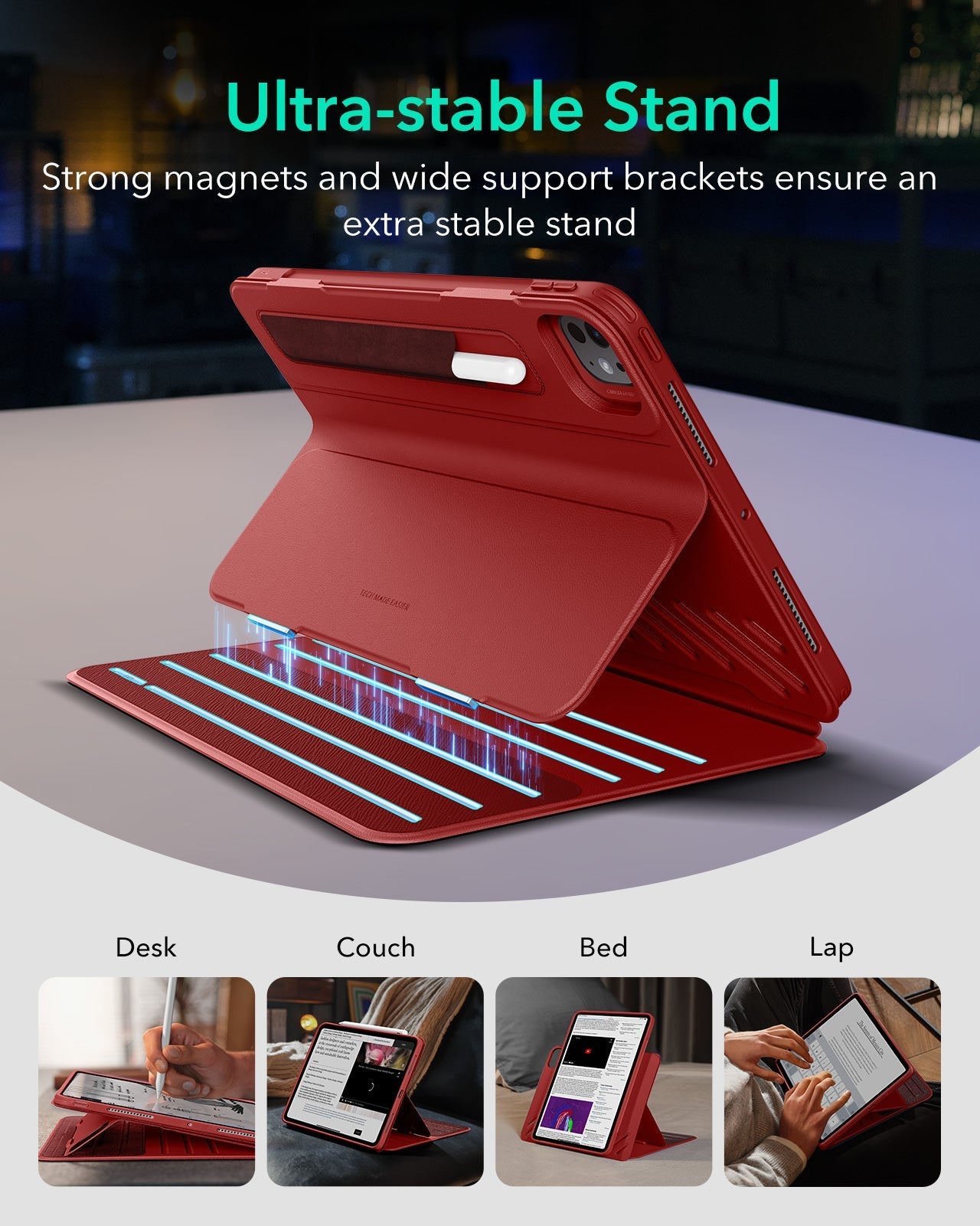 iPad Pro 11ʺ (2025) Shift Magnetic Case - Red ESR ESR