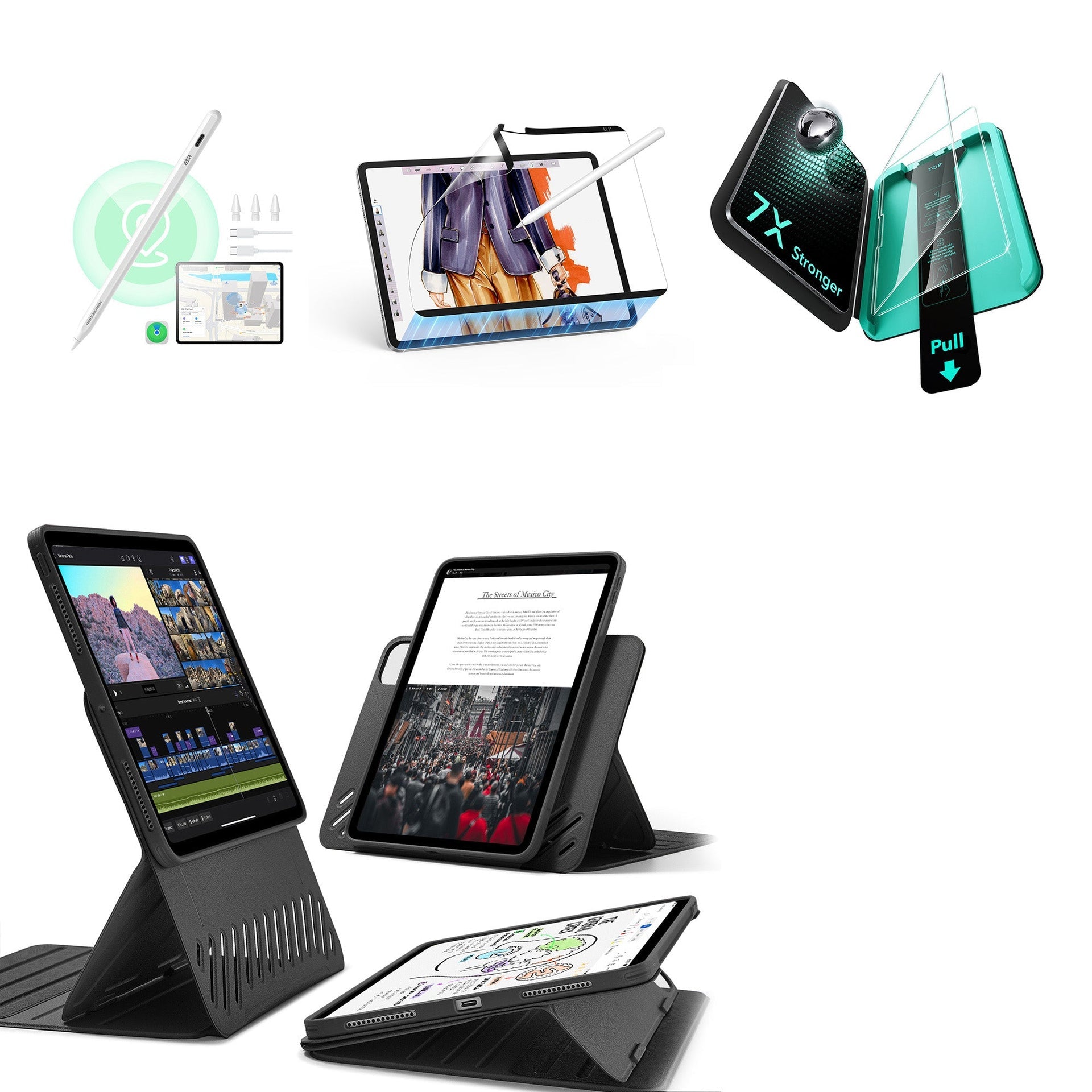 iPad Pro 11ʺ (2025) Shift Transformation with Digital Pencil Bundle - Black ESR ESR