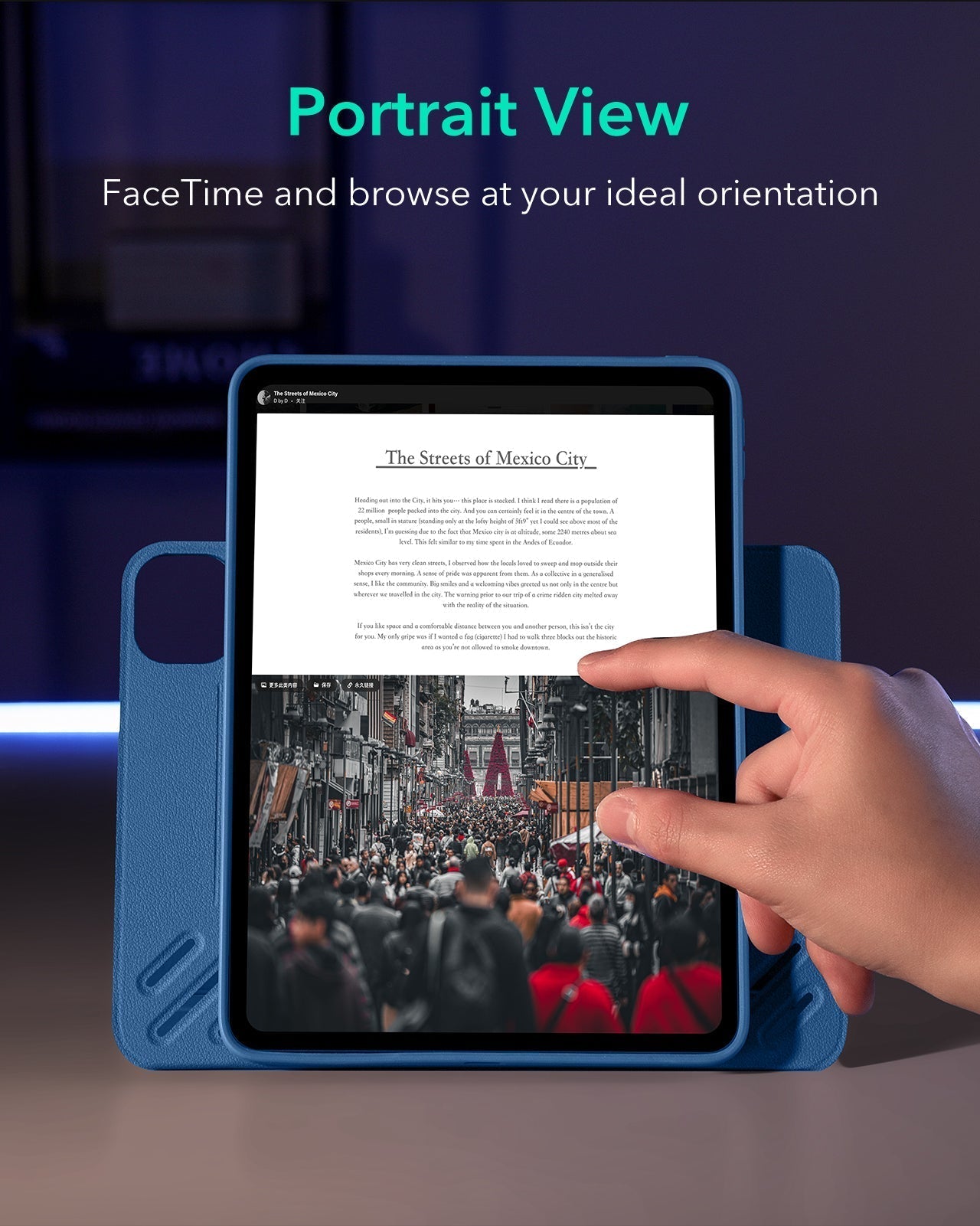 iPad Pro 11" (2025) Shift Transformation Bundle - Blue ESR ESR