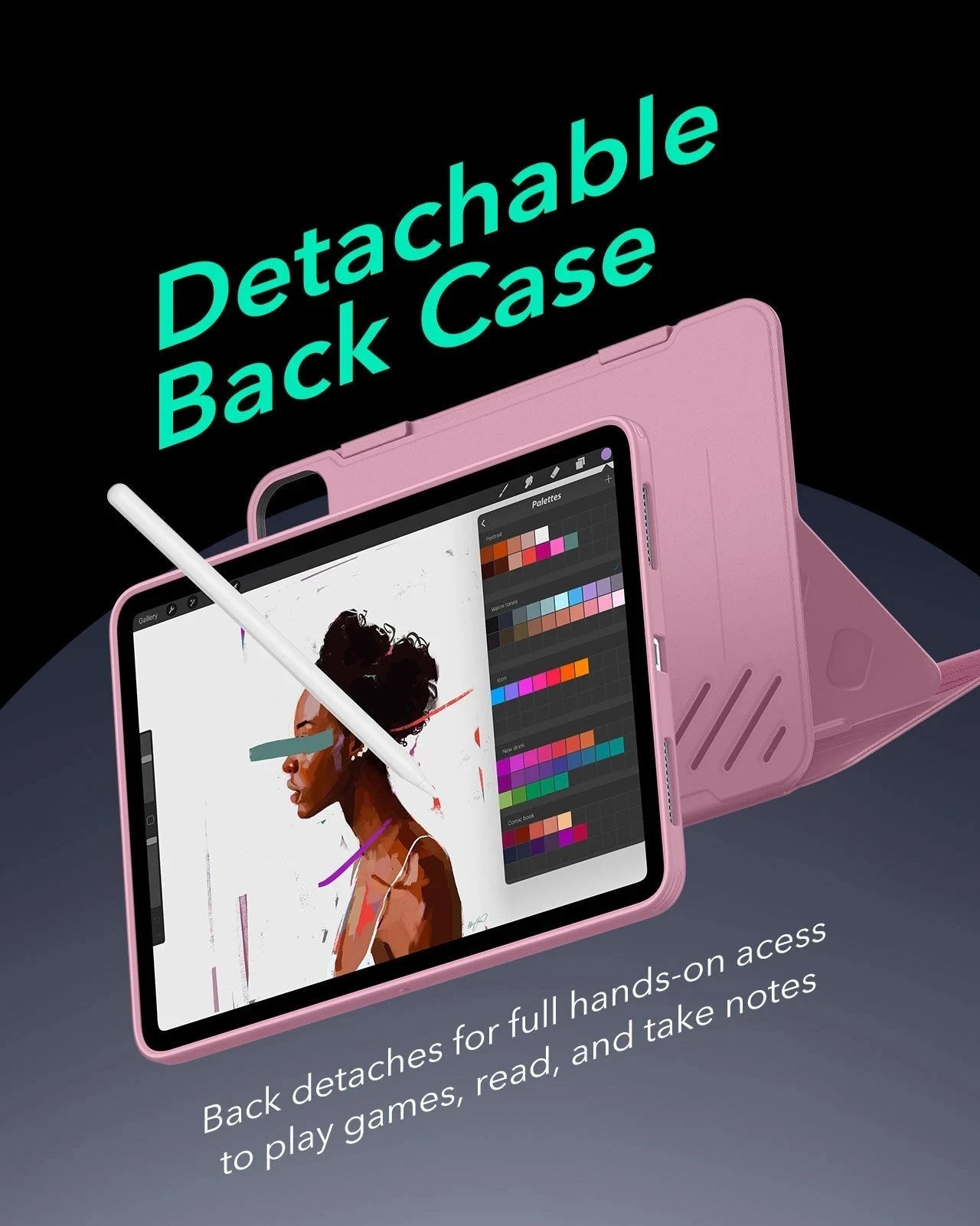 iPad Pro 11" (2025) Shift Transformation Bundle - Pink ESR ESR