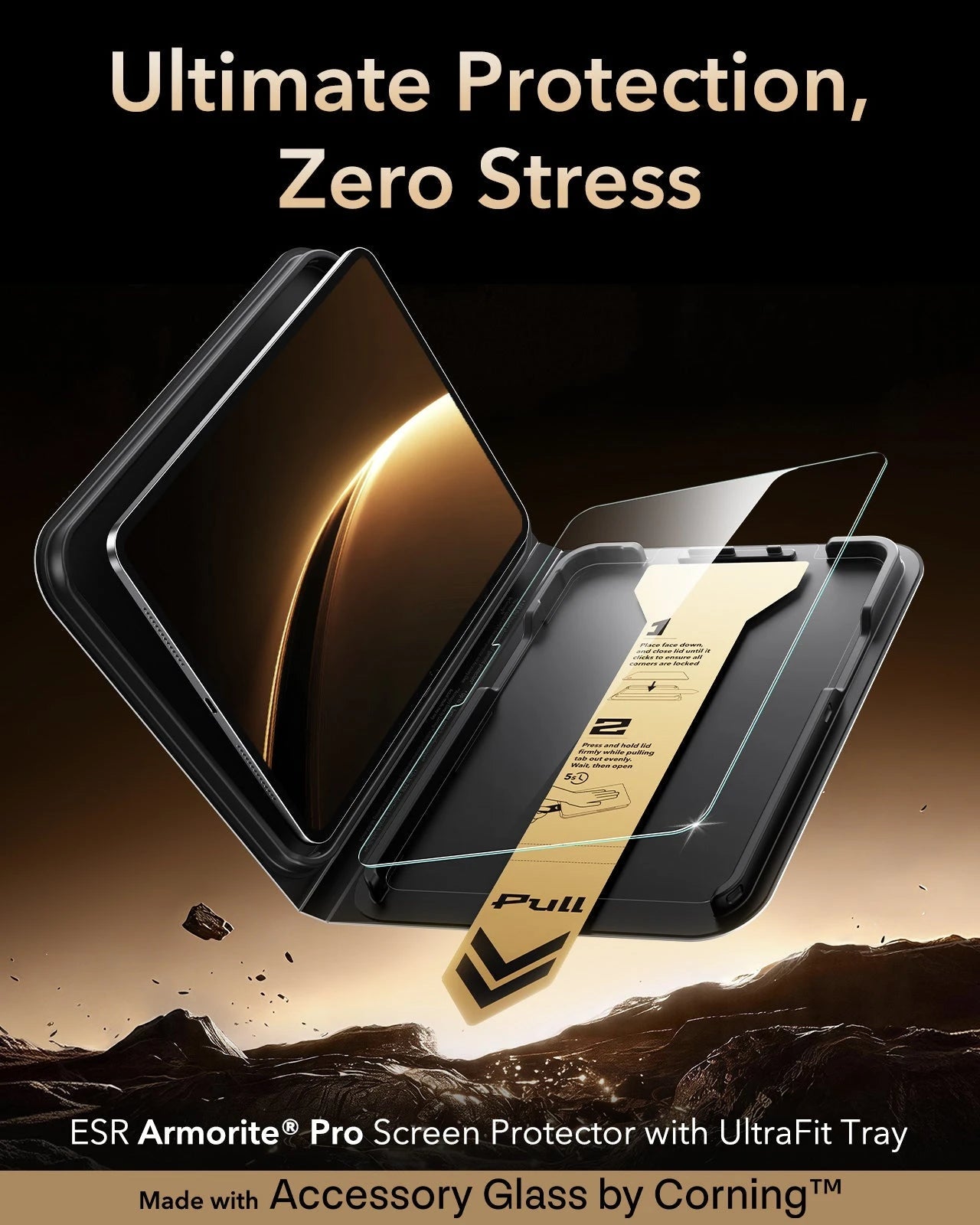 iPad Pro 11" (M5) 2025 UltraFit Armorite® Pro Screen Protector - 1 Pack ESR ESR