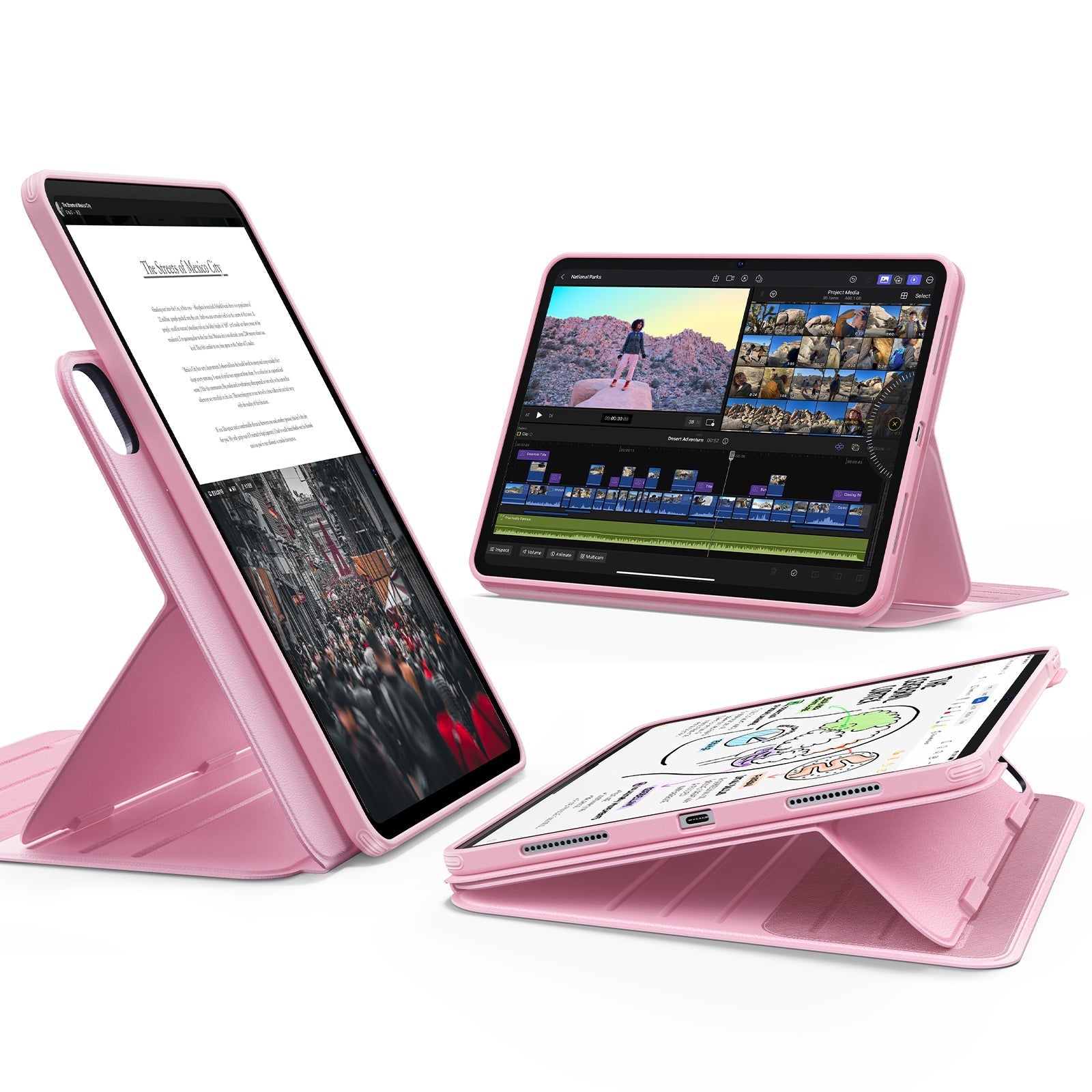 iPad Pro 13ʺ (2024) Shift Magnetic Case - Pink ESR ESR