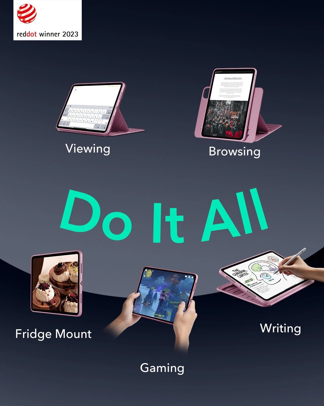 iPad Pro 13ʺ (2024) Shift Magnetic Case - Pink ESR ESR