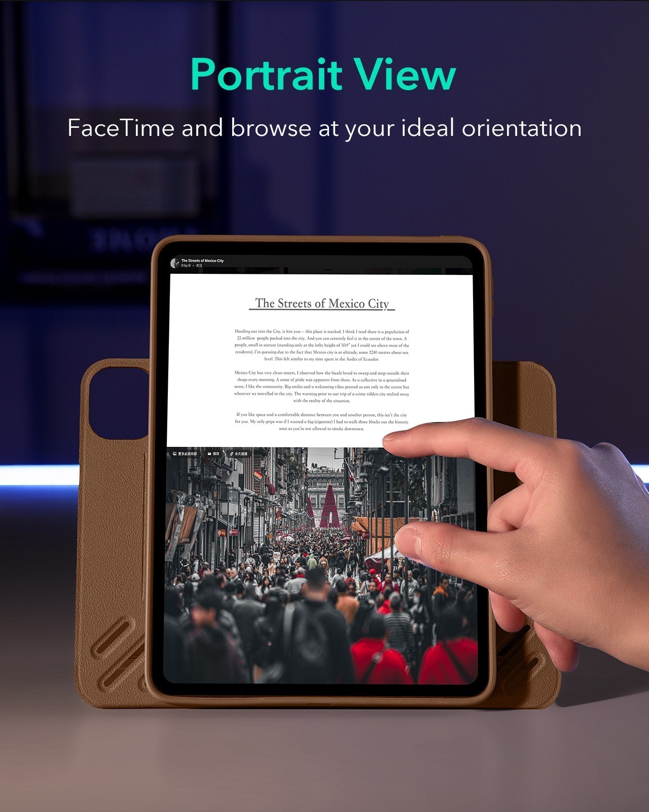 iPad Pro 13" (2025) Bundle Shift Magnetic Case & Armorite® Protection - Brown ESR ESR