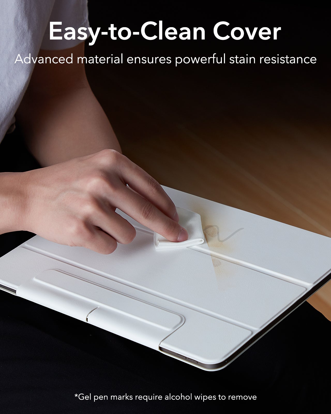 iPad Pro 13" (2025) Rebound Magnetic Case - Brilliant White ESR ESR