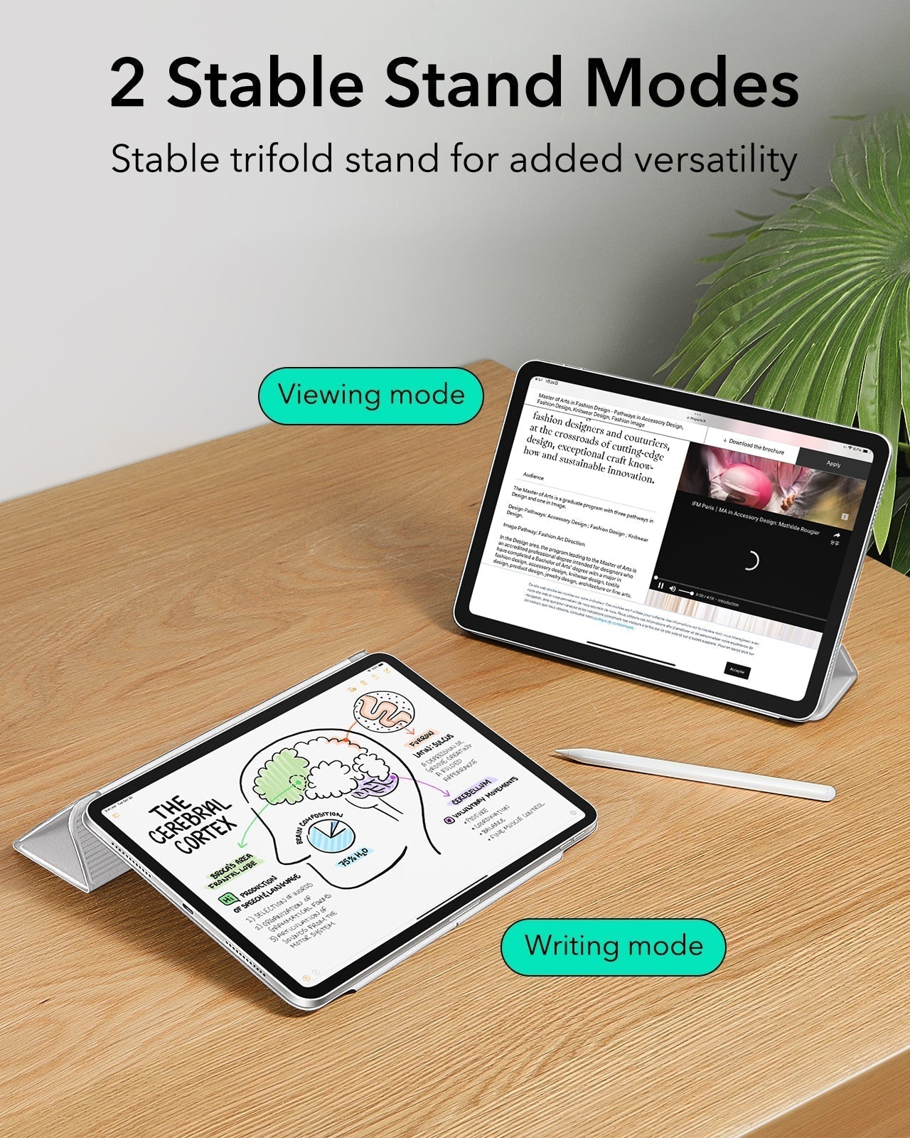 iPad Pro 13" (2025) Rebound Magnetic Case - Brilliant White ESR ESR