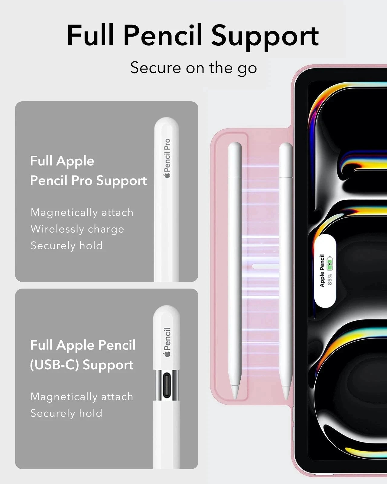 iPad Pro 13" (2025) Rebound Magnetic Case - Pink ESR ESR