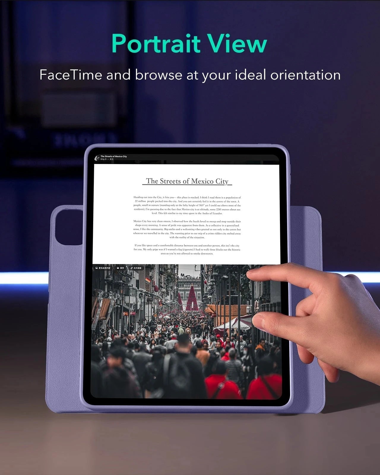 iPad Pro 13ʺ (2025) Shift Magnetic Case - Purple ESR ESR