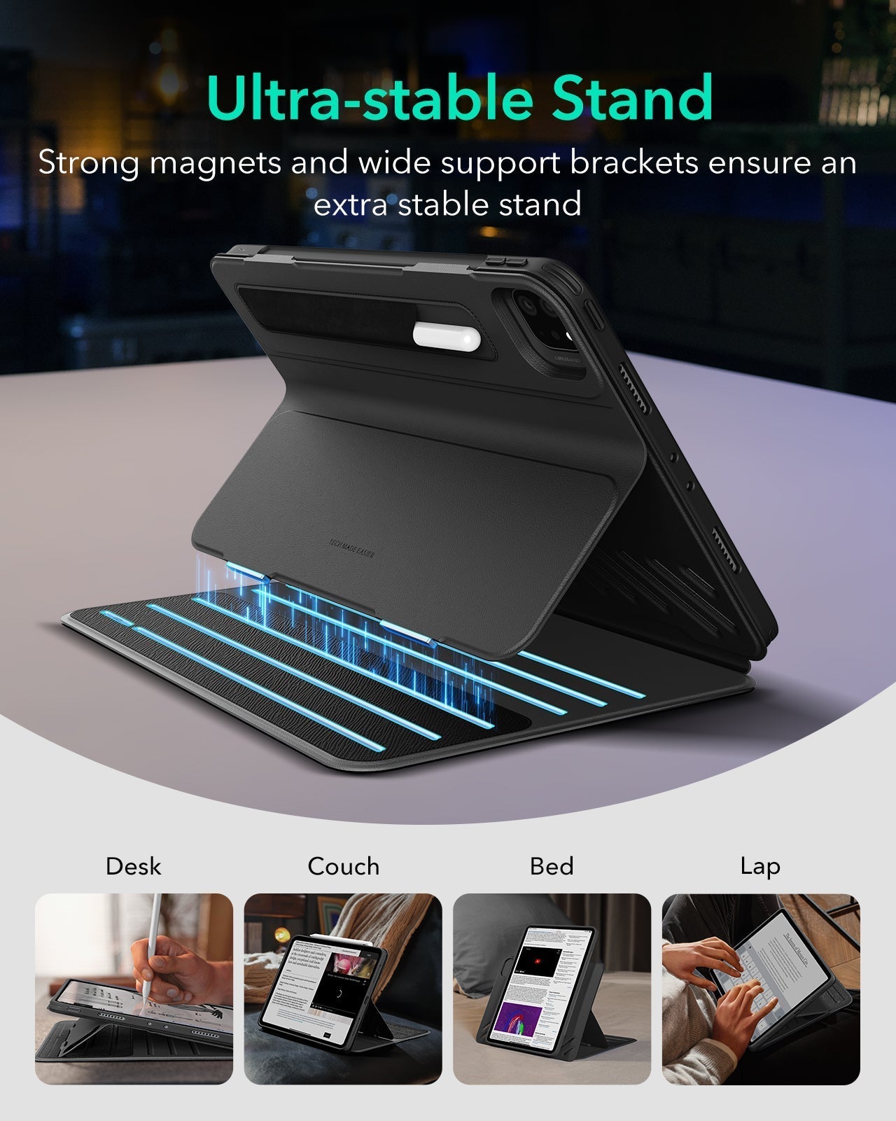 iPad Pro 13" (2025) Shift Transformation Bundle - Black ESR ESR