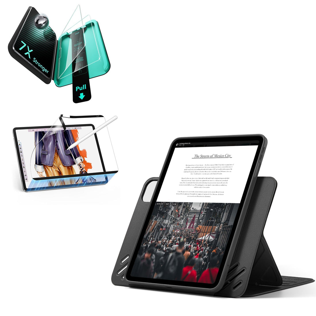 iPad Pro 13" (2025) Shift Transformation Bundle - Black ESR ESR