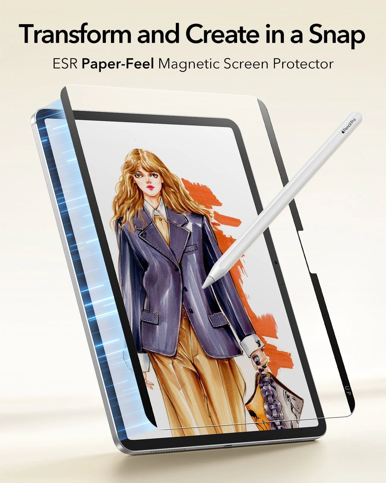 iPad Pro 13" (2025) Shift Transformation Bundle - Grey ESR ESR