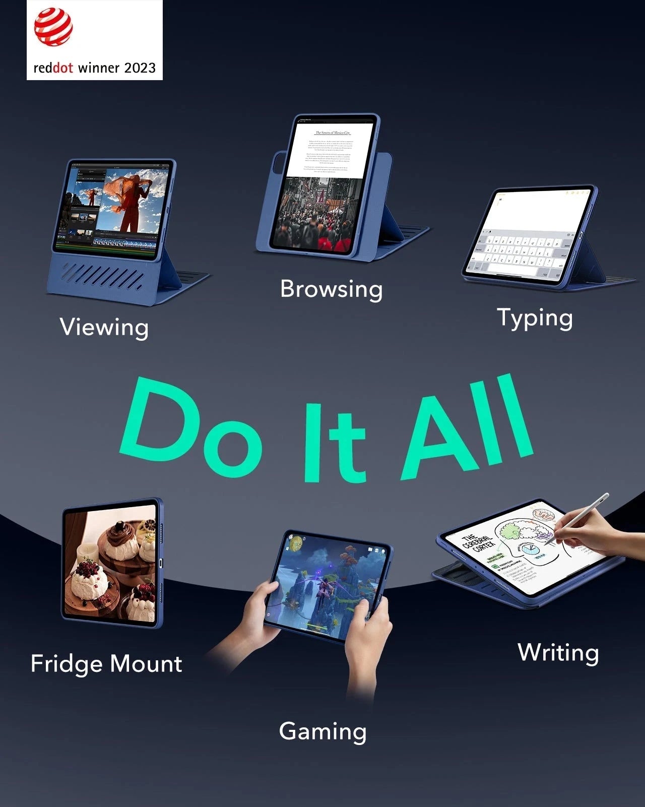 iPad Pro 13" (2025) Shift Transformation Bundle - Blue ESR ESR