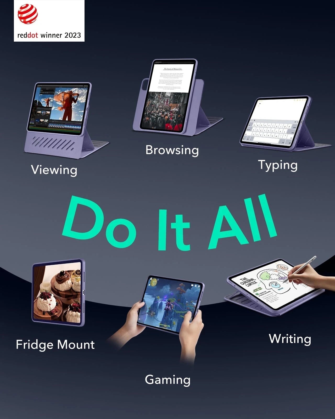 iPad Pro 13" (2025) Shift Transformation Bundle - Purple ESR ESR