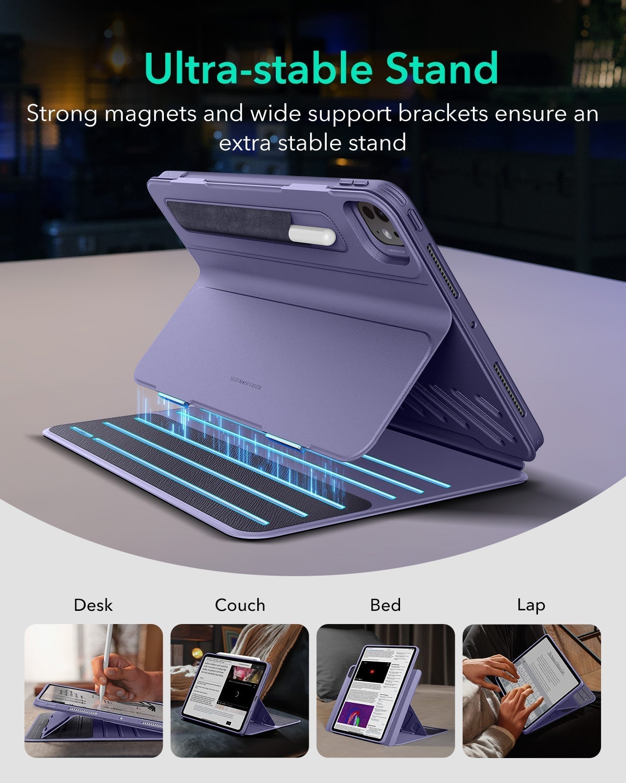 iPad Pro 13" (2025) Shift Transformation Bundle - Purple ESR ESR