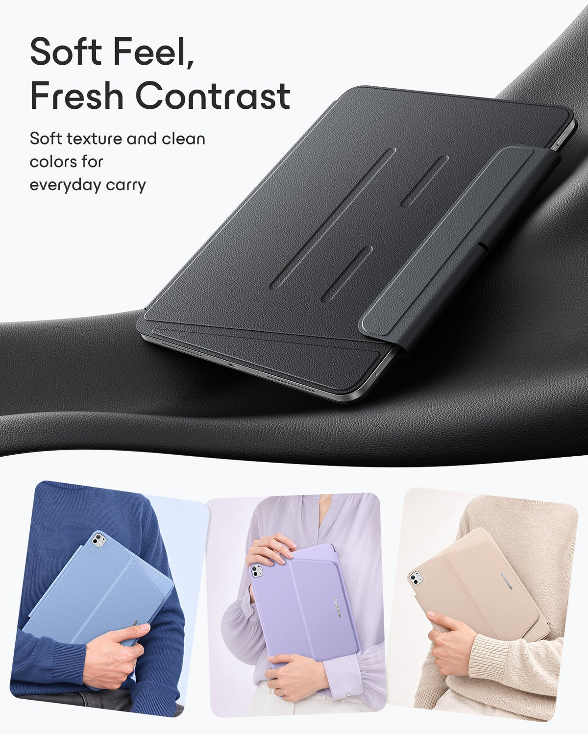 iPad Pro 13" (M5) 2025 AirStance Magnetic Case & Writing Bundle - Black ESR ESR