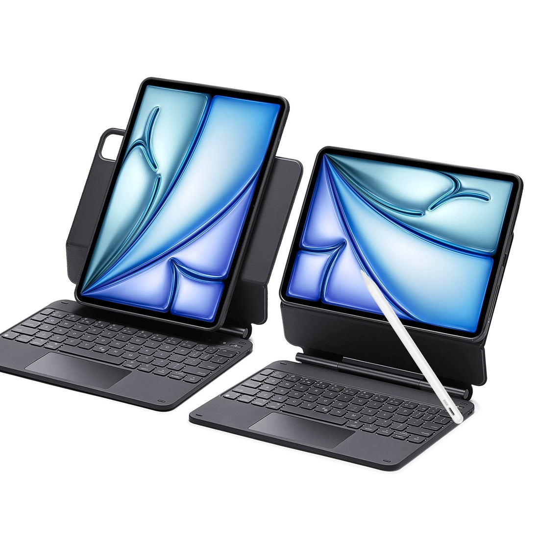 iPad Air 11ʺ (2024), Air 10.9ʺ (5th/4th Gen), and Pro 11ʺ (4th/3rd/2nd/1st Gen) Rebound Magnetic Keyboard Case 360 Pencil Bundle - UK Layout-Black ESR ESR