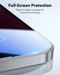 Best Privacy Screen Protector for iPhone 13 Pro Max ESR full screen protection