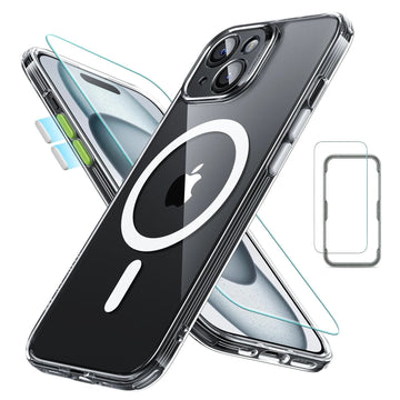 iPhone 15 Classic Pro Case (HaloLock) Set - Clear ESR ESR