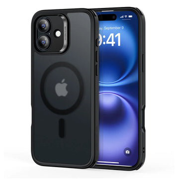 iPhone 16 Plus Classic Hybrid Case magsafe frosted black 1