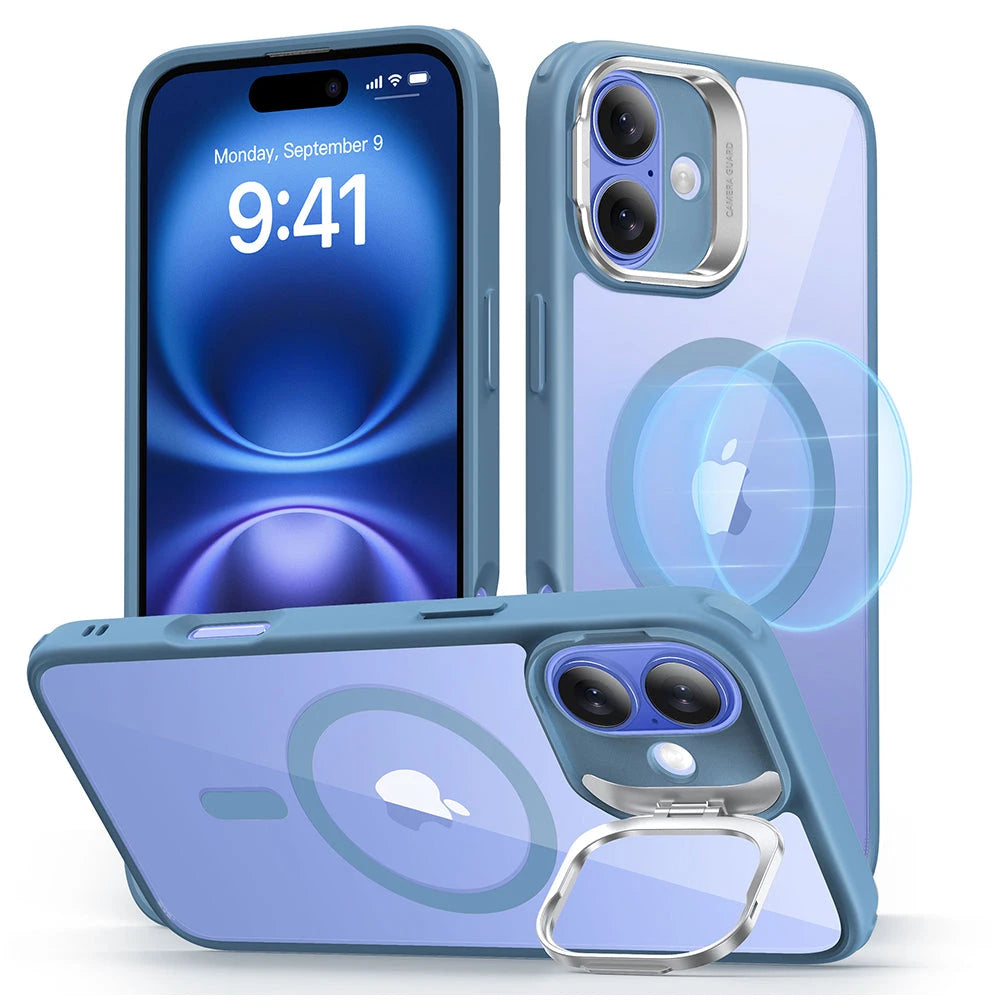 iPhone 16 Plus Classic Hybrid Case Stash Stand Clear