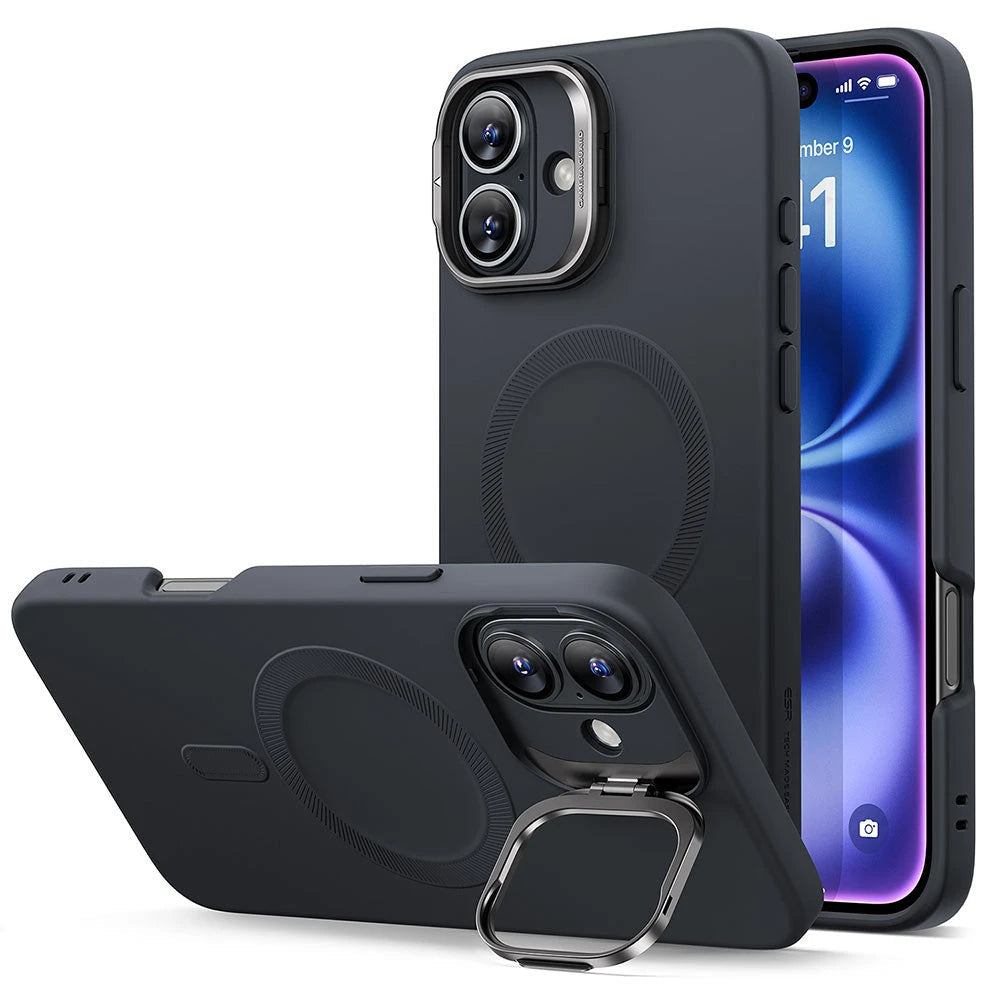 iPhone 16 Plus Cloud Soft Case Stash Stand