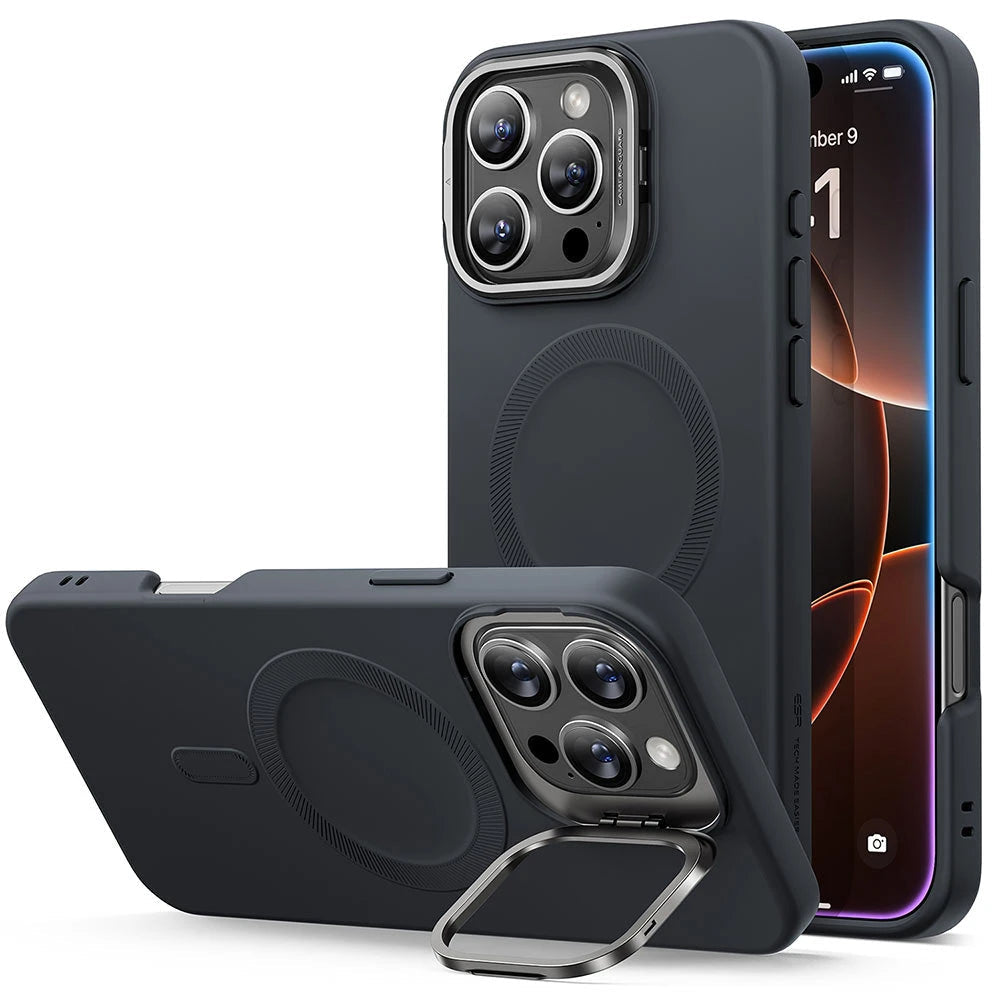 iPhone 16 Pro Max Cloud Soft Case Stash Stand