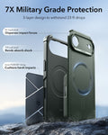 ESR iPhone 17 Air Cyber Tough Magsafe Case with Camera Control Green Military Grade Protection