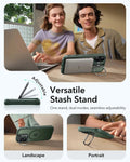 iPhone 17 Classic Hybrid Magsafe Case Frosted Green Versatile Stash Stand