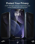 ESR iPhone 17 UltraFit Armorite Privacy Screen Protector protect your privacy