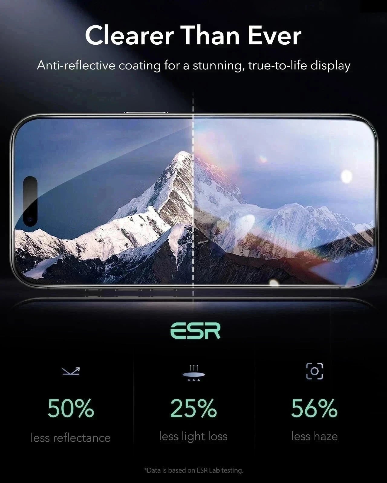 ESR iPhone 17 UltraFit Armorite Screen Protector clear 