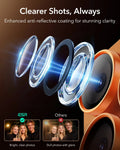 ESR iPhone 17 Pro Corning Glass Camera Lens Protector Orange Clearer Shots, Always 