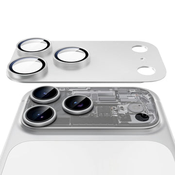 iPhone 17 Pro Corning Glass Camera Lens Protector Silver