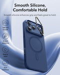 iPhone 17 Pro Cloud Soft Magnetic Case (Camera Control, Stash Stand) - Navy Blue ESR ESR