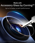 ESR iPhone 17 Pro Max Corning Glass Camera Lens Protector Blue Made with Accessory Glass by Corning™