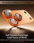 iPhone 17 Pro Max Corning Glass Camera Lens Protector Orange Full Camera Coverage. Total Peace of Mind.