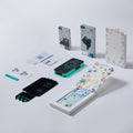 ESR Blue Floral iPone 17 Magsafe Case pair Armorite Tempered Glass Privacy Screen Protector